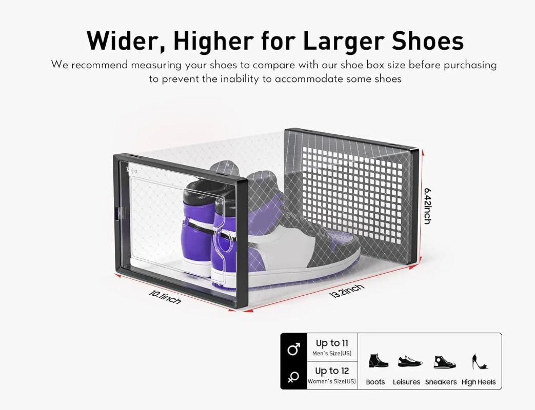 Stapelbare Schuhaufbewahrungsb – Sneaker Case Bewertung und Preis